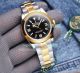 High Replica Rolex Explorer Watch Black Face 2-Tone Yellow Gold strap Yellow Gold Bezel  41mm (1)_th.jpg